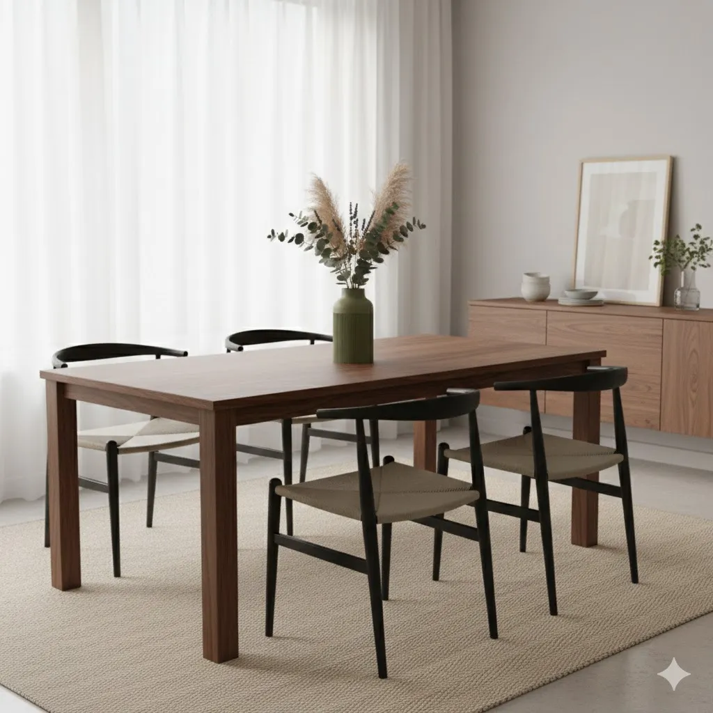 Japandi Vase flipped MES eucalyptus salle a manger.webp