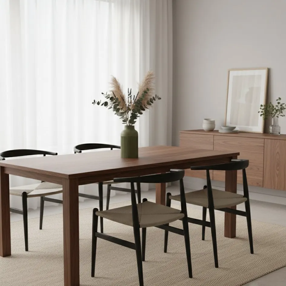 Japandi Vase flipped MES eucalyptus salle a manger.webp