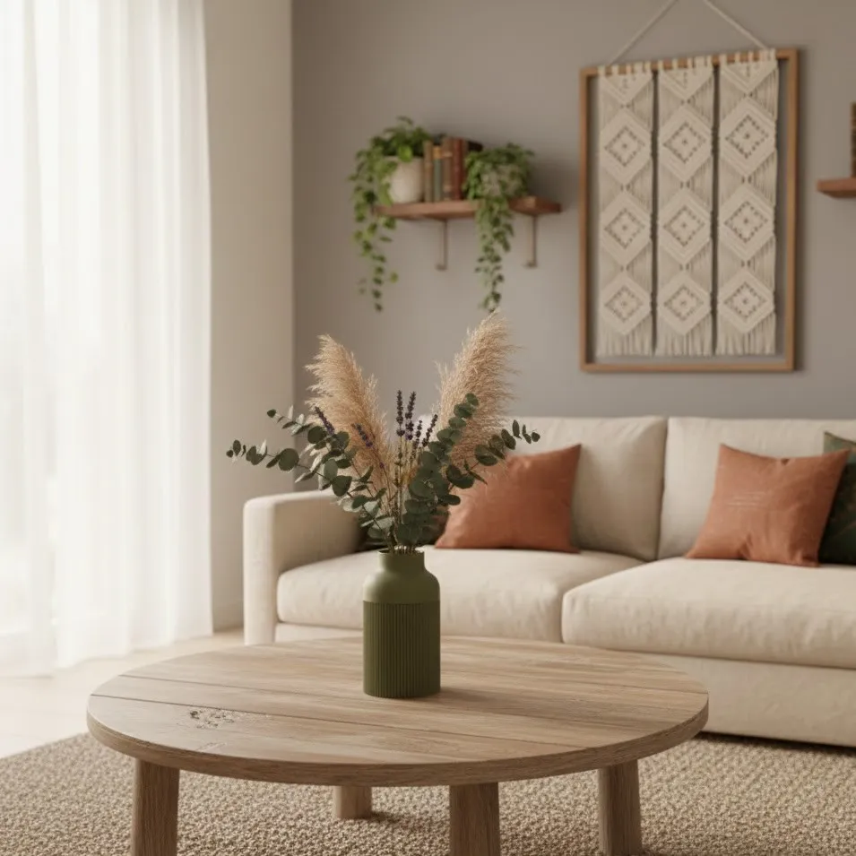 Japandi Vase flipped MES eucalyptus.webp